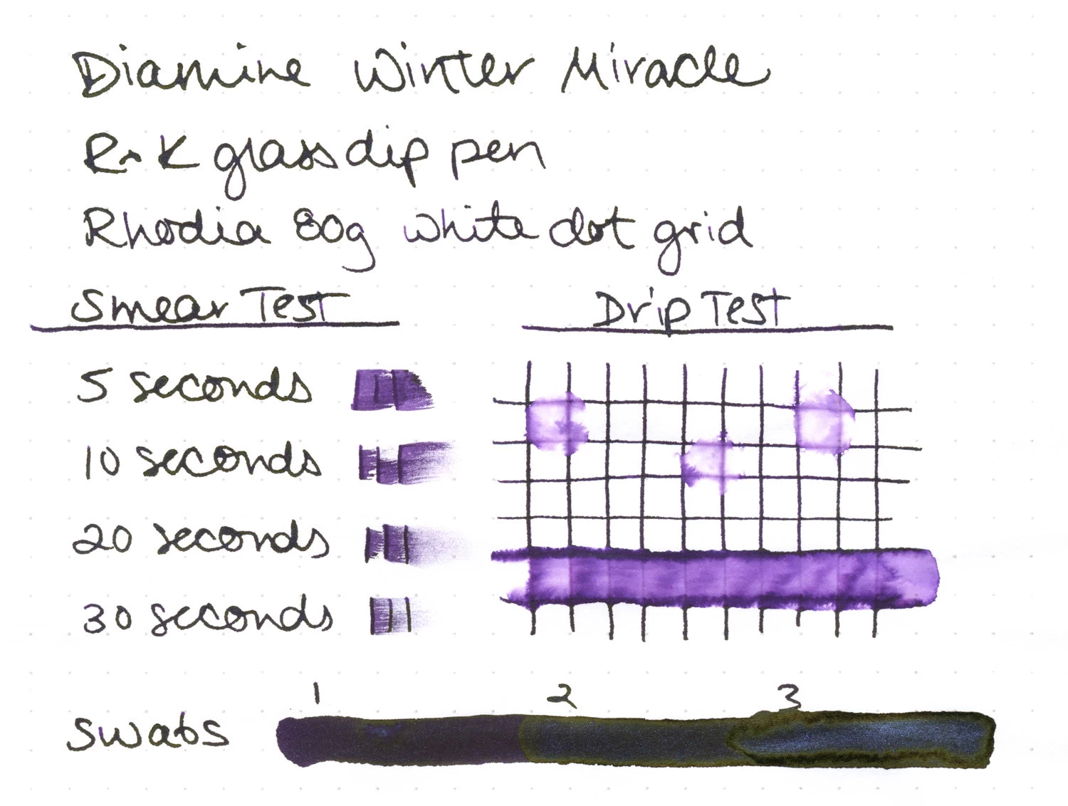 Diamine Winter Miracle - 50ml Bottled Ink - Image 6