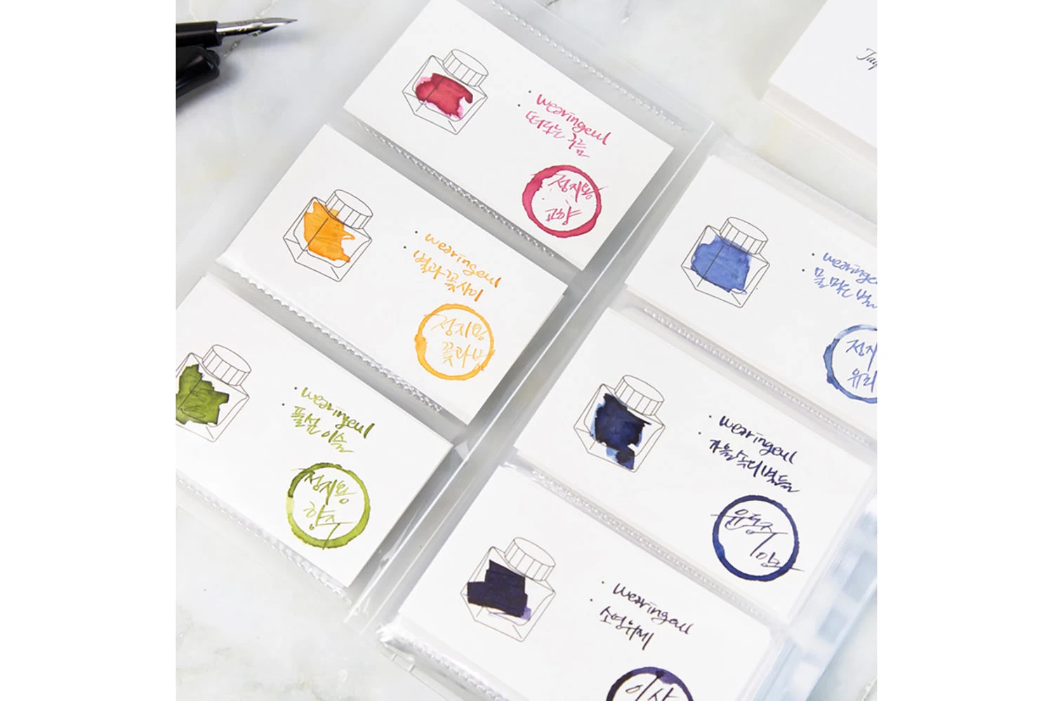 Wearingeul Transparent Color Chart Card Binder - Image 5