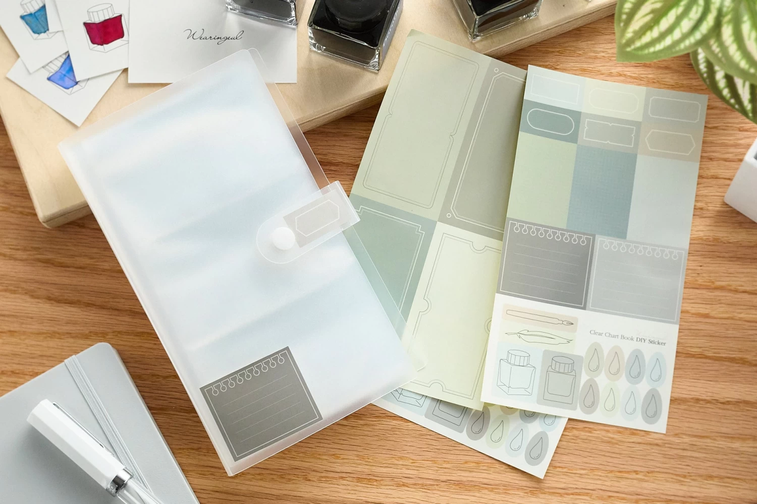 Wearingeul Transparent Color Chart Card Binder - Image 2