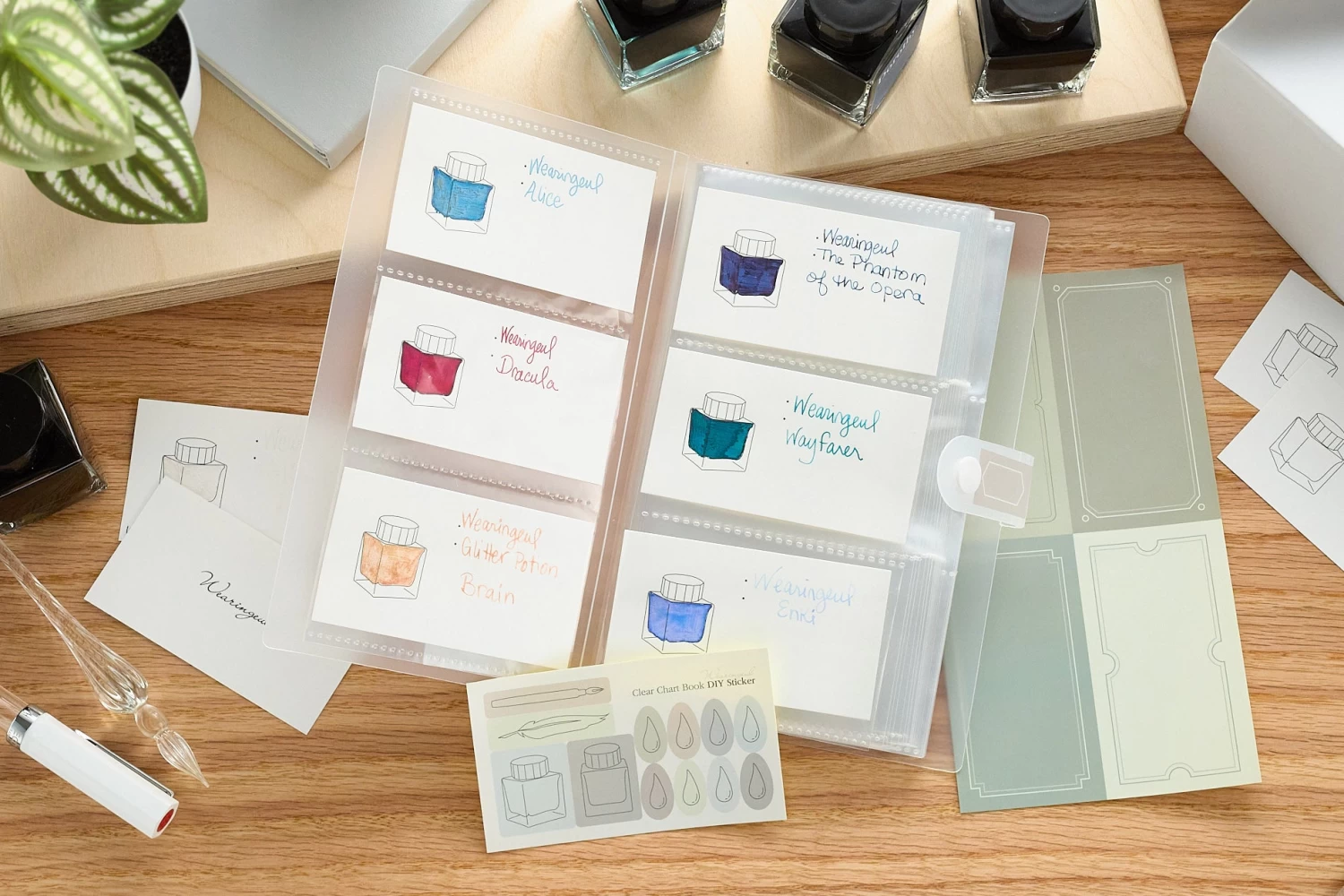 Wearingeul Transparent Color Chart Card Binder - Image 3