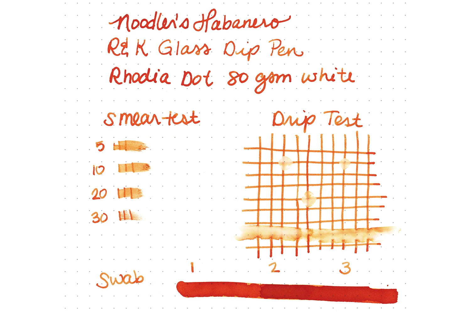 Noodler's Habanero - 3oz Bottled Ink - Image 9