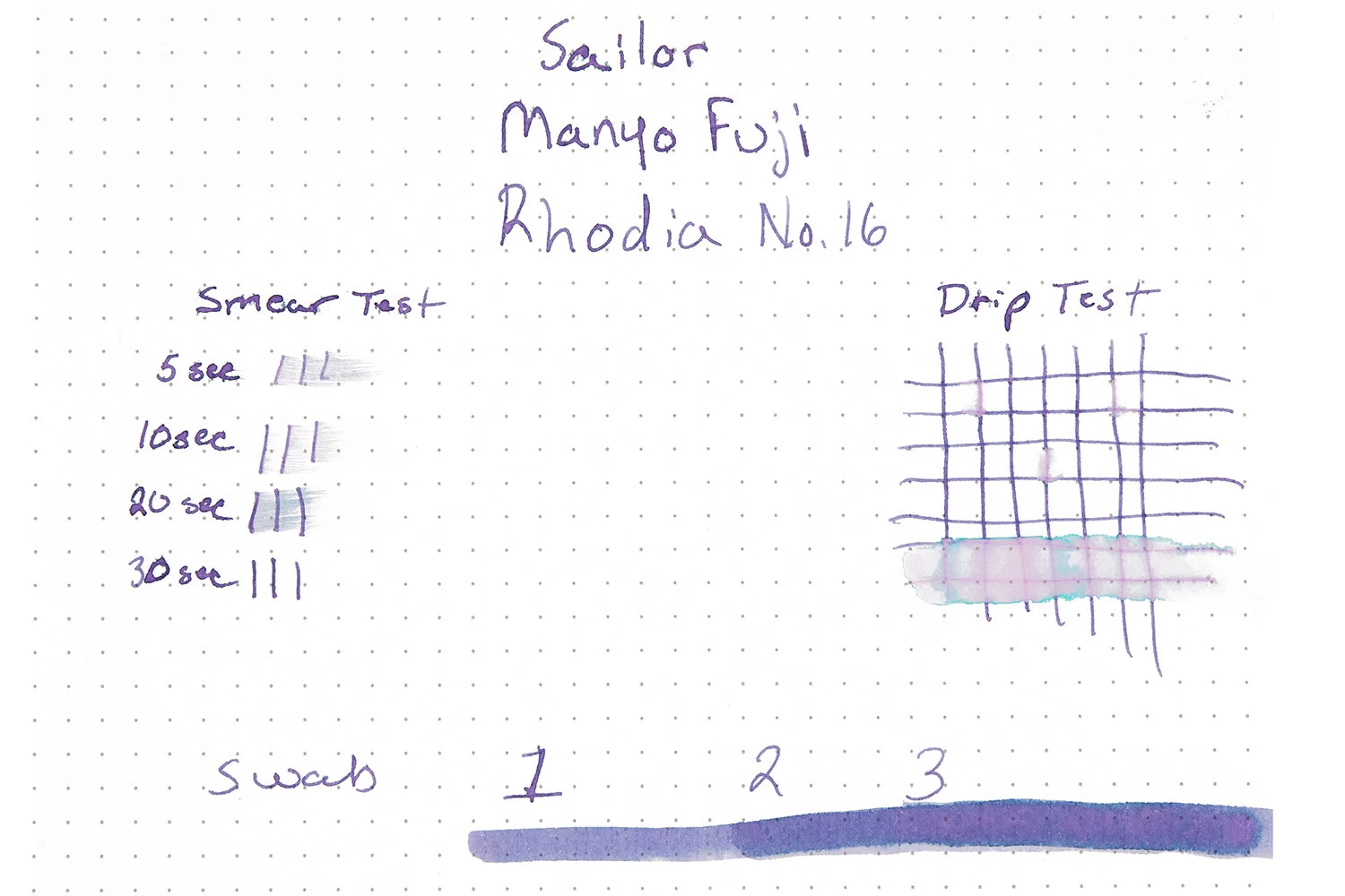 Sailor Manyo Fuji - 50ml Bottled Ink - Image 3