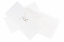 G. Lalo Vergé De France Large Envelopes - White