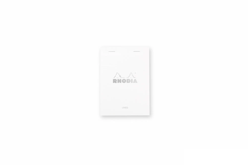 Rhodia No. 13 A6 Notepad - Ice White, Lined - Image 8